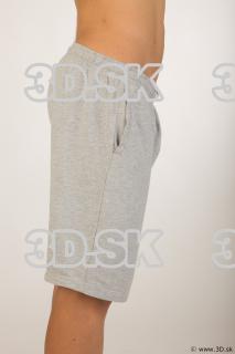 Thigh light gray shorts of Timothy 0007